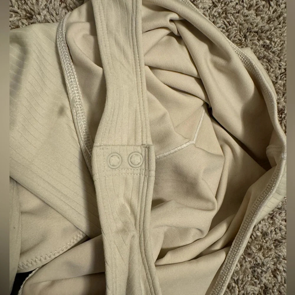 Offline by Aerie Real Me, Ribbed, High, Neck Bodysuit- Small - Picture 3 of 4